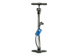 Fahrradluftpumpe mit Manometer in Alu